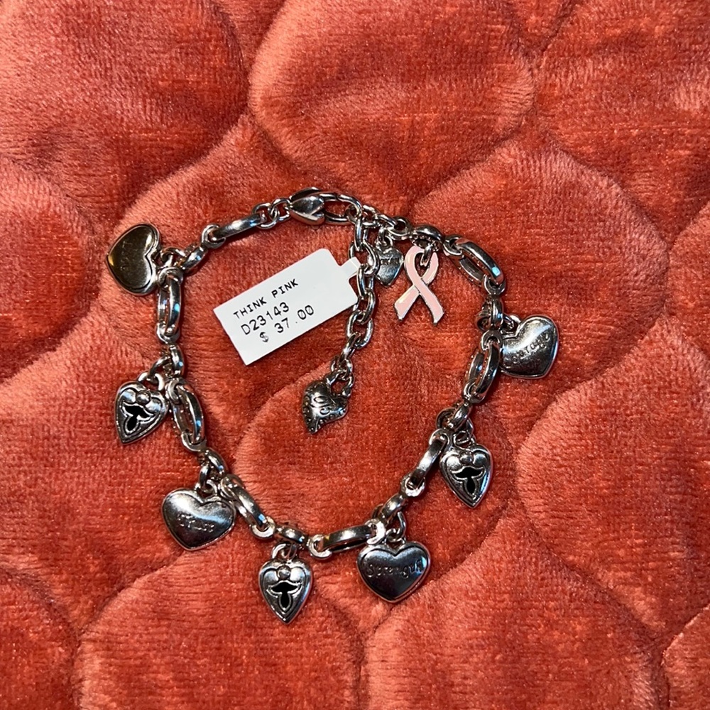 Brighton Think Pink Bracelet Brand New